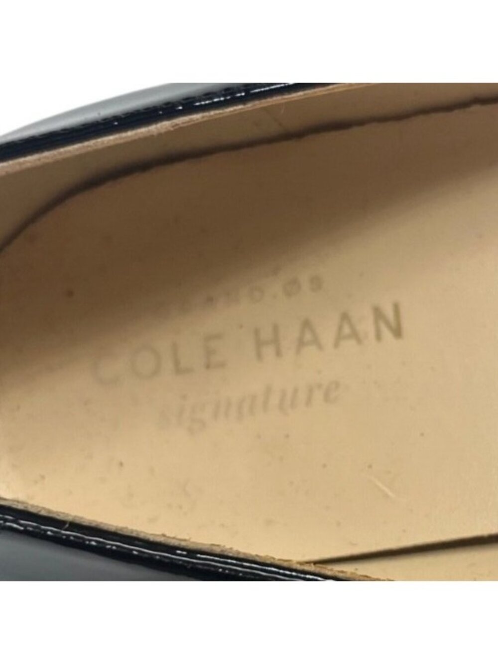 Cole Haan Patent Leather Wedge Heels Shoes Size 7B Black - Picture 8 of 8